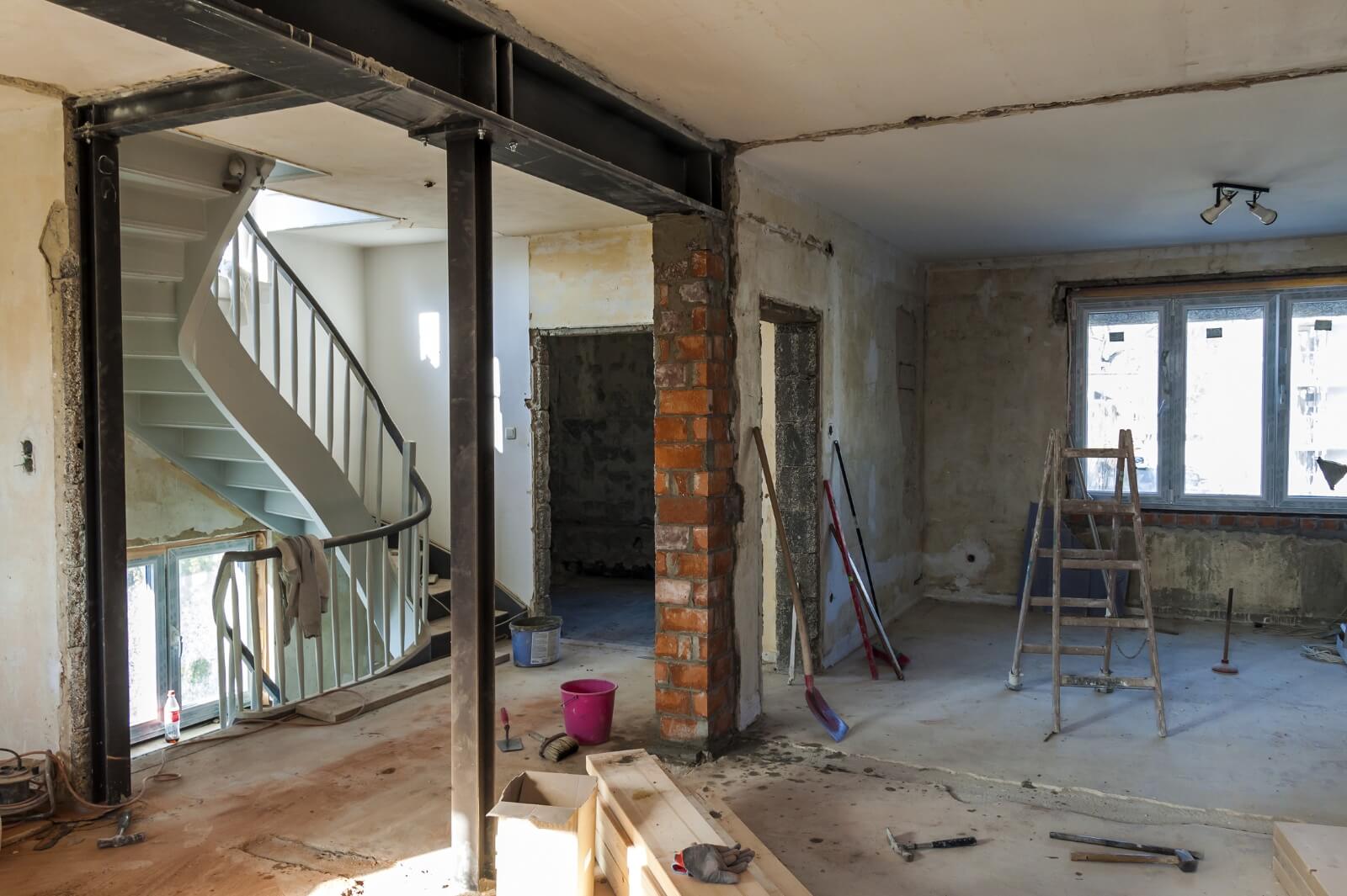 Apartment building repair
